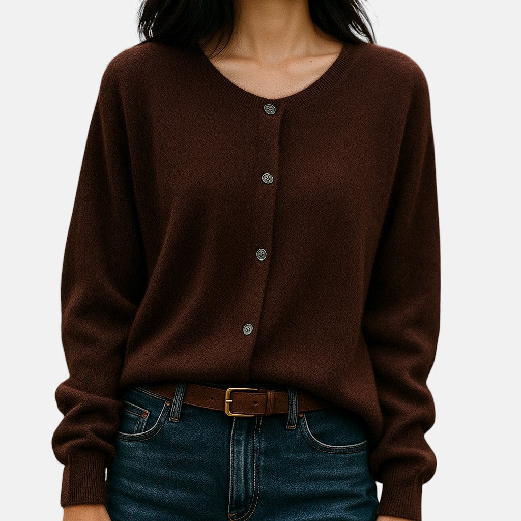 Nivola | Women's Cashmere Sweater Pullover with Knit Cozy Soft for Layering
