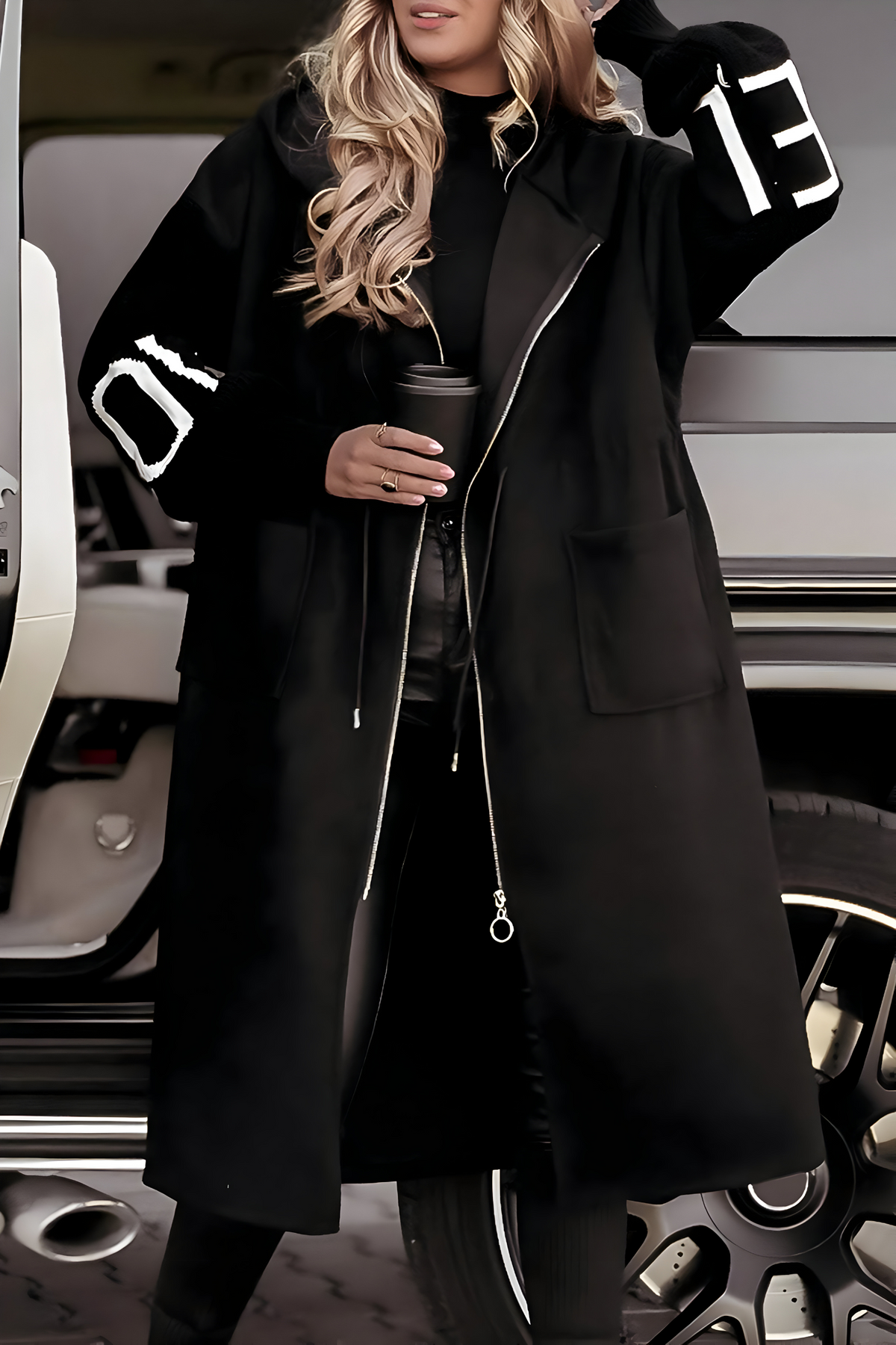 Rosa | Women's Hooded Coatigan with Lightweight Casual Everyday Layering