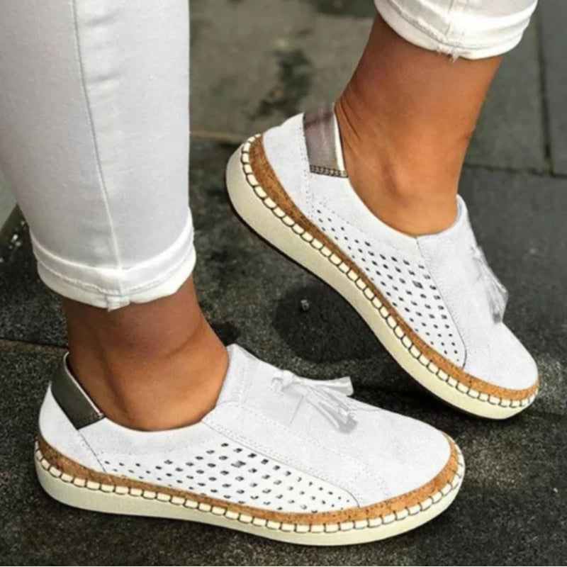 Arden | Women's Slip Ons with Knit Comfortable Casual Everyday Walking Lightweight