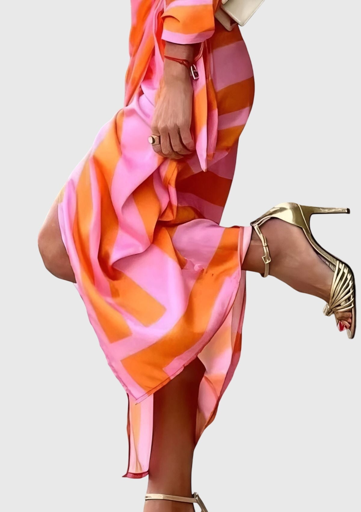 Everly | Women's Wrap Dress with Print Elegant Everyday Casual Chic Flattering