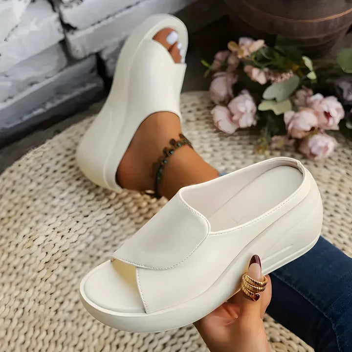 Eliza | Women's Slip on Wedge Sandals with Comfortable for Walking