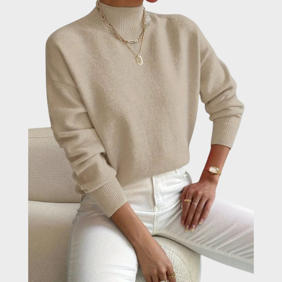 Hayden | Women's Turtleneck Sweater Pullover with Knit Cozy Soft for Winter