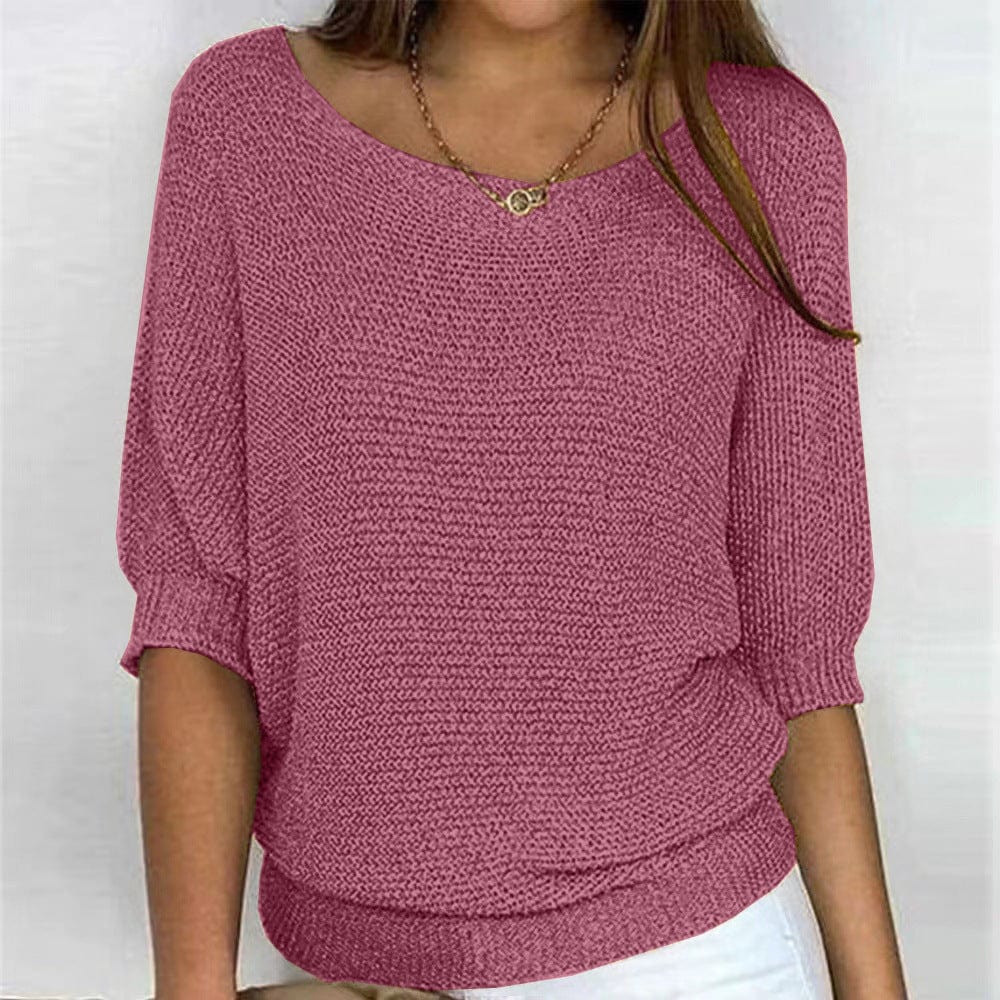 Wren | Women's Knit Sweater Pullover with Cozy Soft Long-Sleeve for Layering