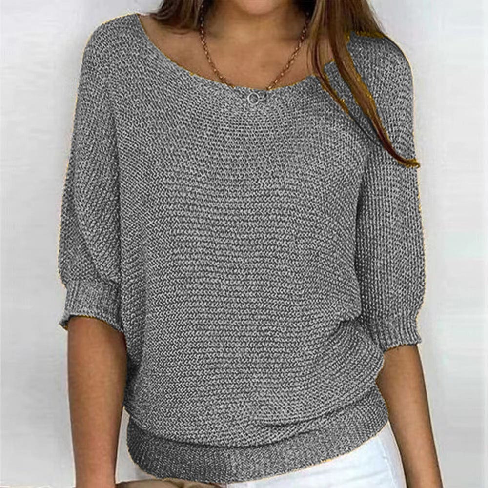 Wren | Women's Knit Sweater Pullover with Cozy Soft Long-Sleeve for Layering