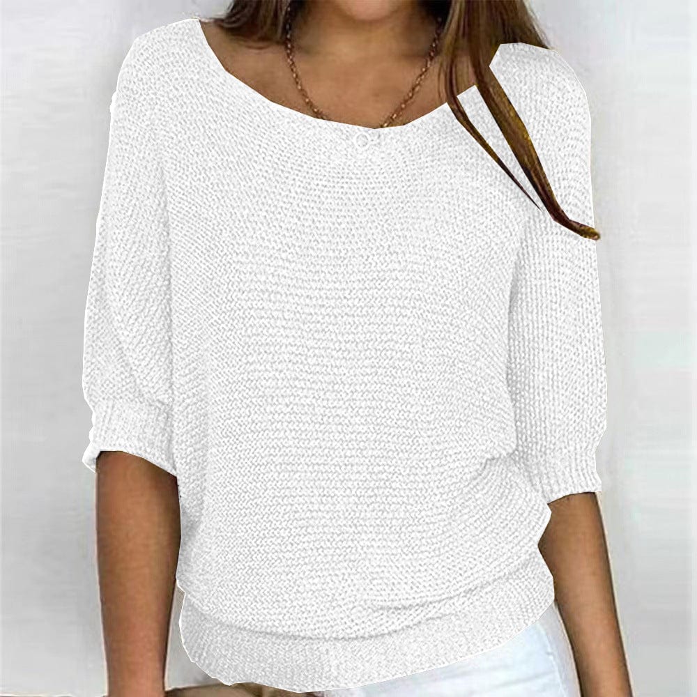 Wren | Women's Knit Sweater Pullover with Cozy Soft Long-Sleeve for Layering