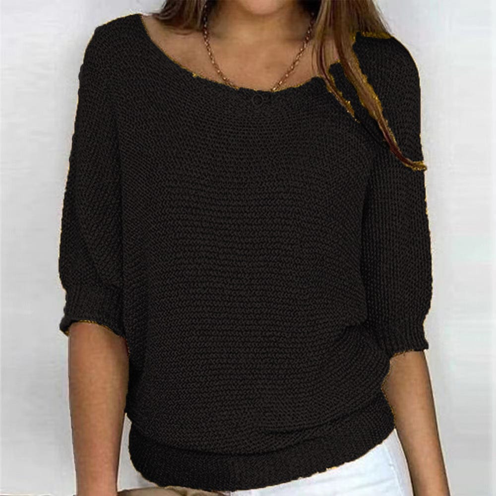 Wren | Women's Knit Sweater Pullover with Cozy Soft Long-Sleeve for Layering