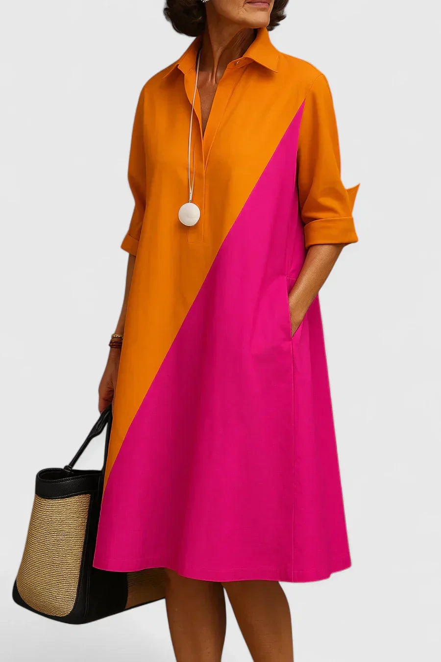 Auryzzella | Women's Midi Dress with Elegant Everyday Casual Chic Flattering