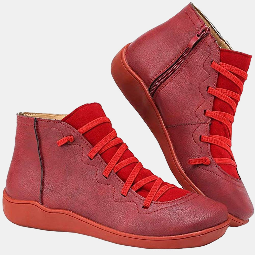 Riley | Women's Lace up Ankle Boots with Comfortable Casual Everyday Walking