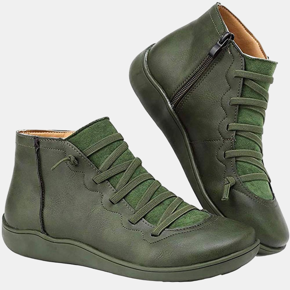 Riley | Women's Lace up Ankle Boots with Comfortable Casual Everyday Walking