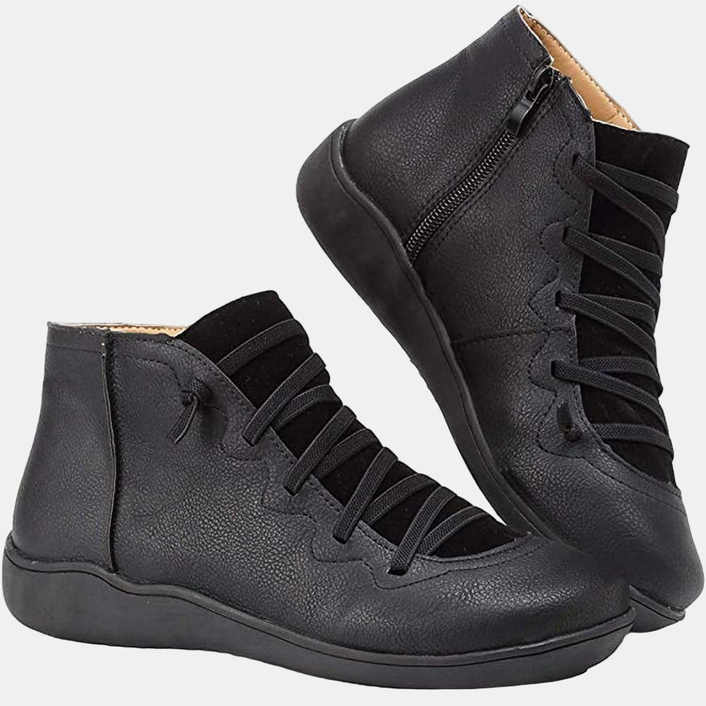 Riley | Women's Lace up Ankle Boots with Comfortable Casual Everyday Walking
