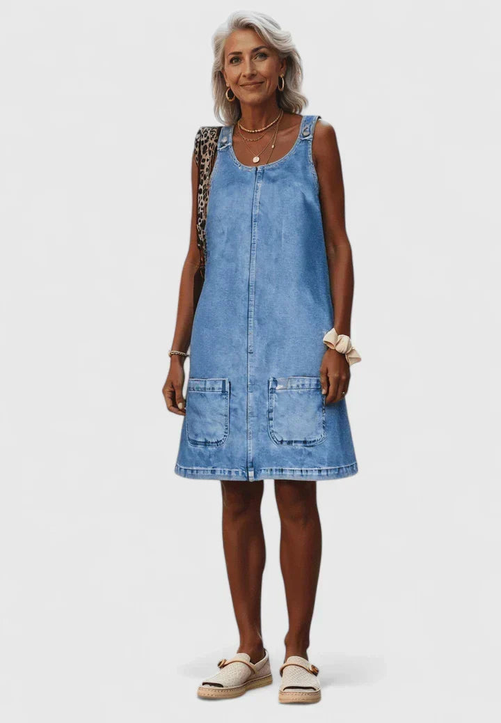 Zarisse | Women's Midi Dress with Elegant Everyday Casual Chic Flattering