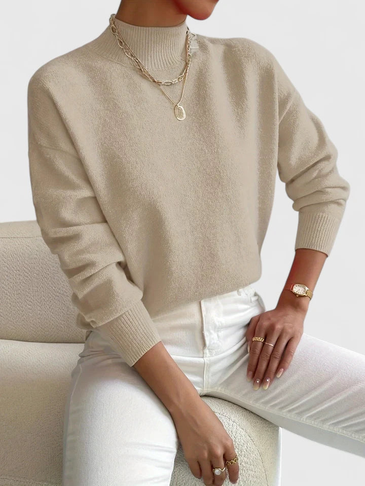 Hayden | Women's Turtleneck Sweater Pullover with Knit Cozy Soft for Winter