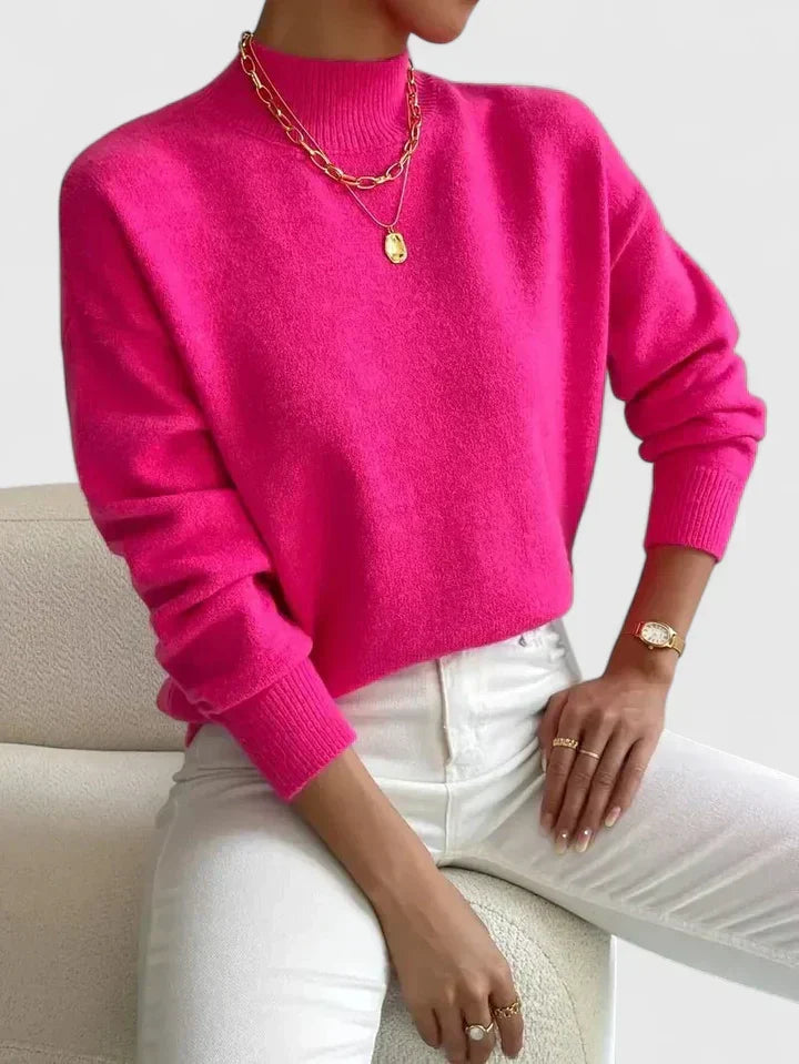 Hayden | Women's Turtleneck Sweater Pullover with Knit Cozy Soft for Winter