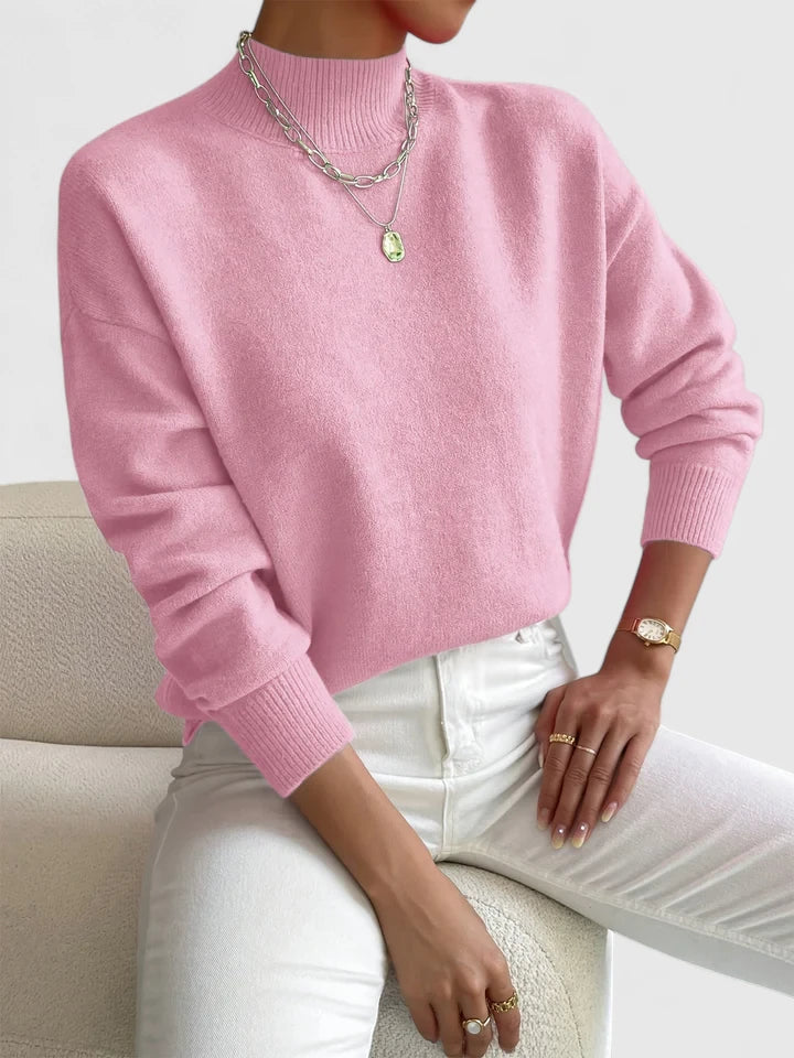 Hayden | Women's Turtleneck Sweater Pullover with Knit Cozy Soft for Winter