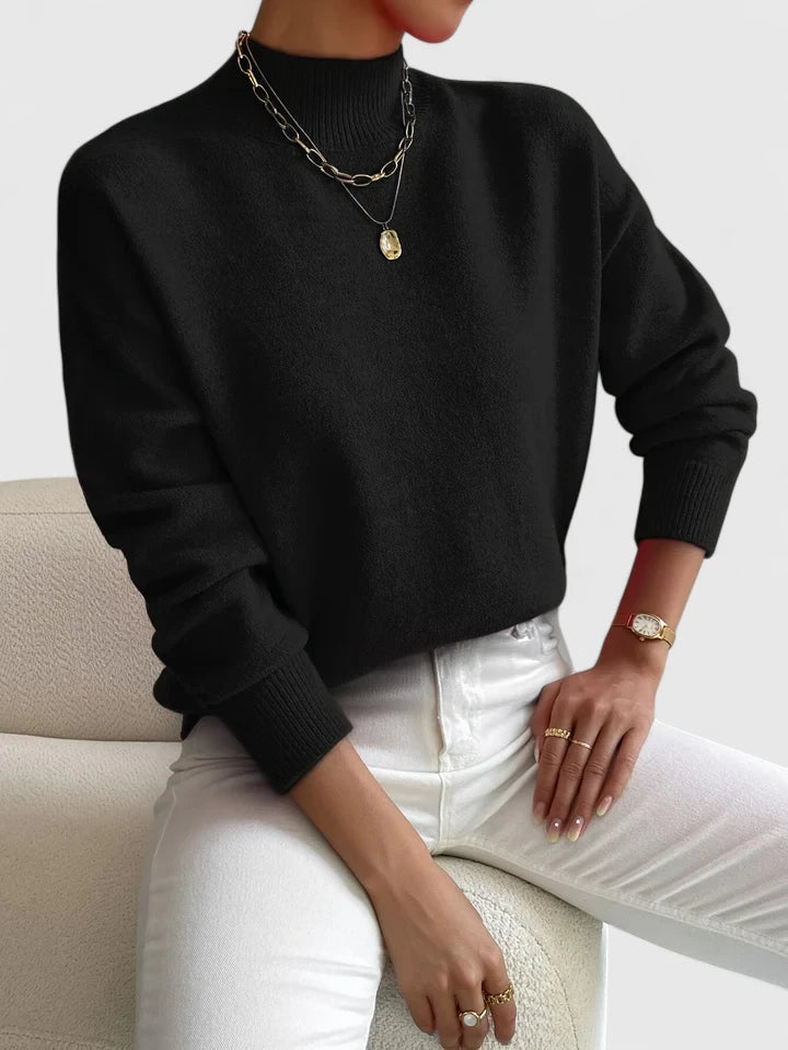 Hayden | Women's Turtleneck Sweater Pullover with Knit Cozy Soft for Winter