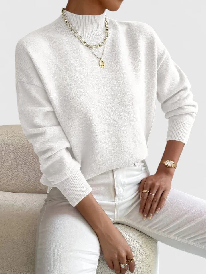 Hayden | Women's Turtleneck Sweater Pullover with Knit Cozy Soft for Winter