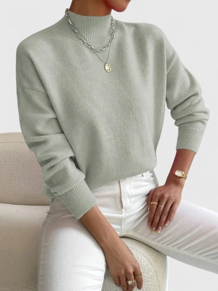 Hayden | Women's Turtleneck Sweater Pullover with Knit Cozy Soft for Winter