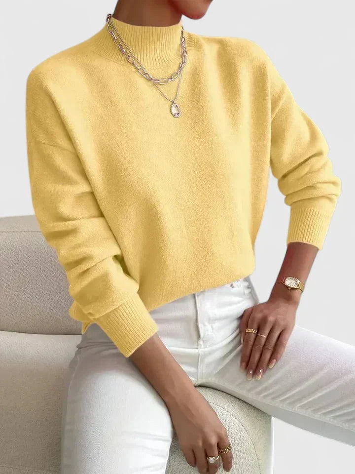 Hayden | Women's Turtleneck Sweater Pullover with Knit Cozy Soft for Winter