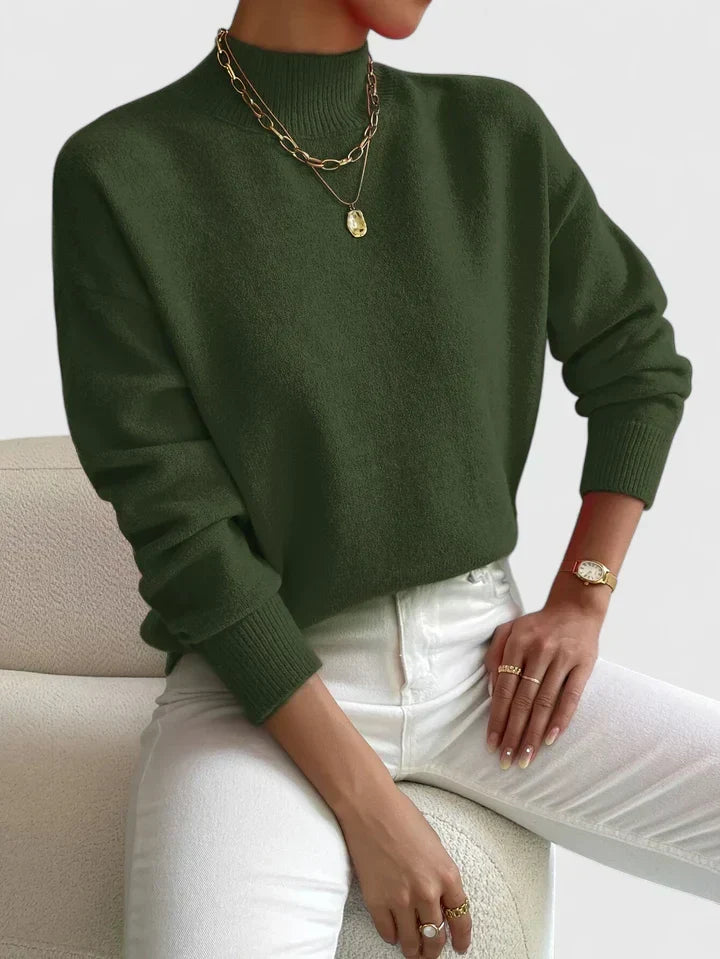 Hayden | Women's Turtleneck Sweater Pullover with Knit Cozy Soft for Winter