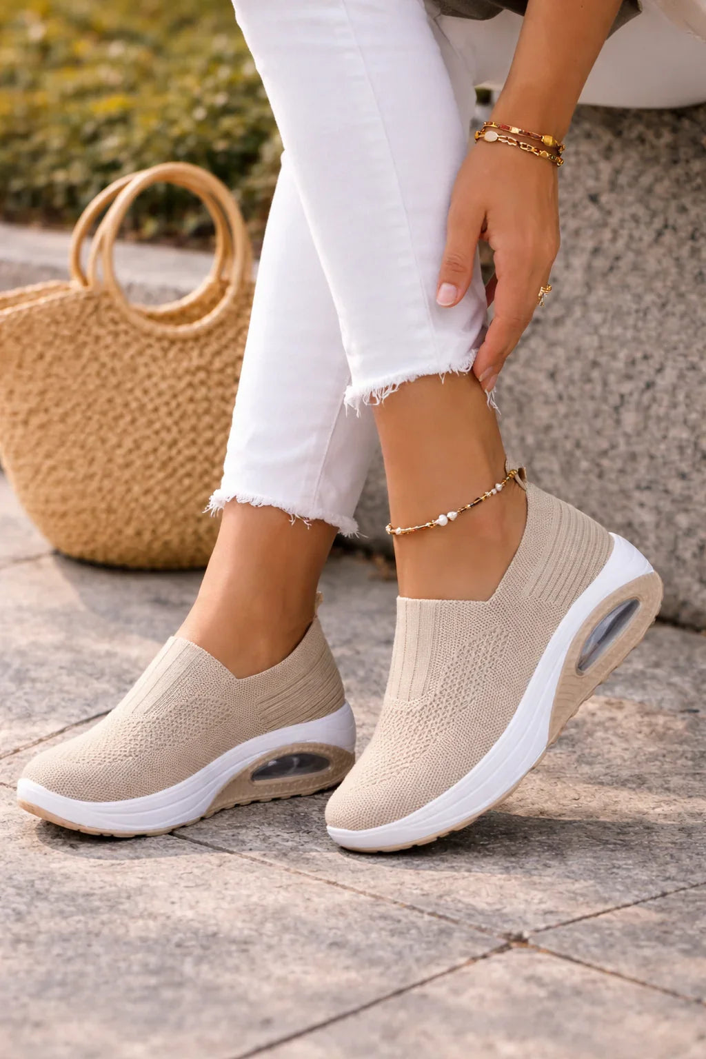 Amara | Women's Slip On Knit Comfort with Comfortable Casual for Walking