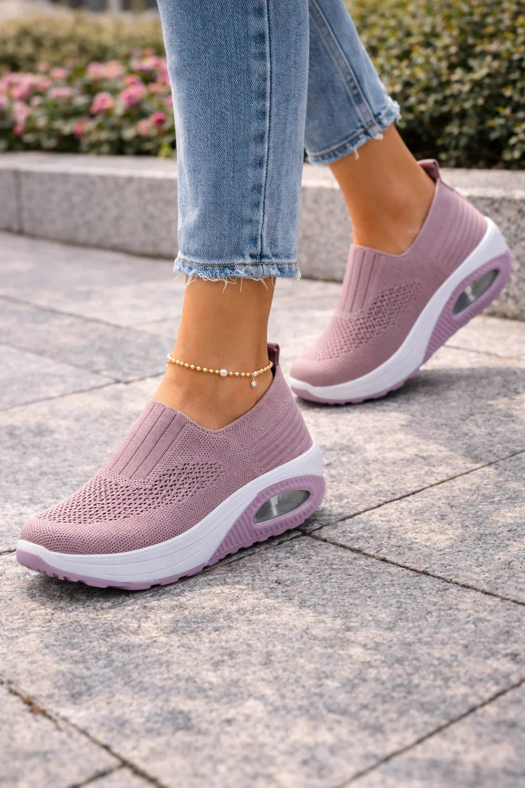 Amara | Women's Slip On Knit Comfort with Comfortable Casual for Walking