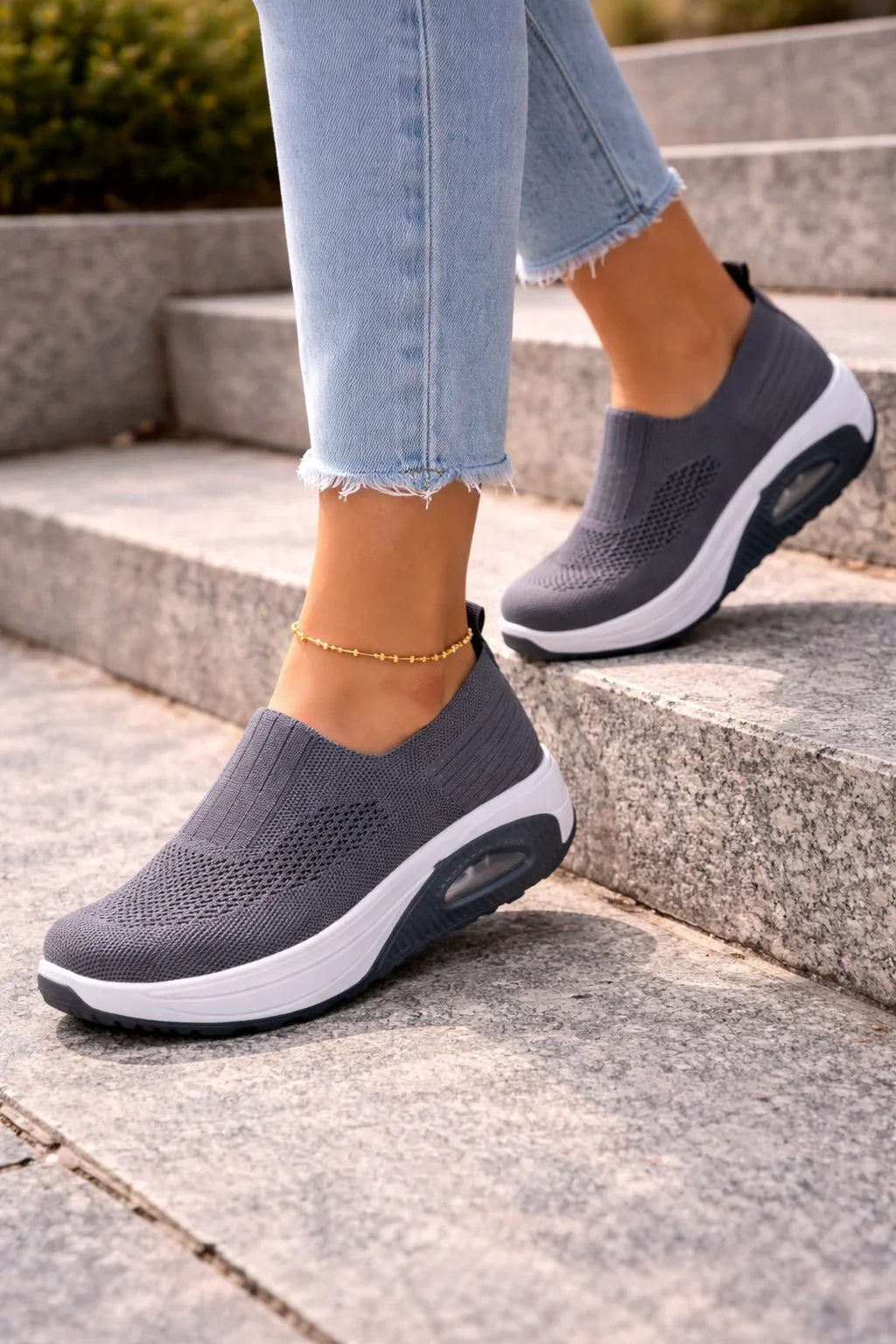Amara | Women's Slip On Knit Comfort with Comfortable Casual for Walking