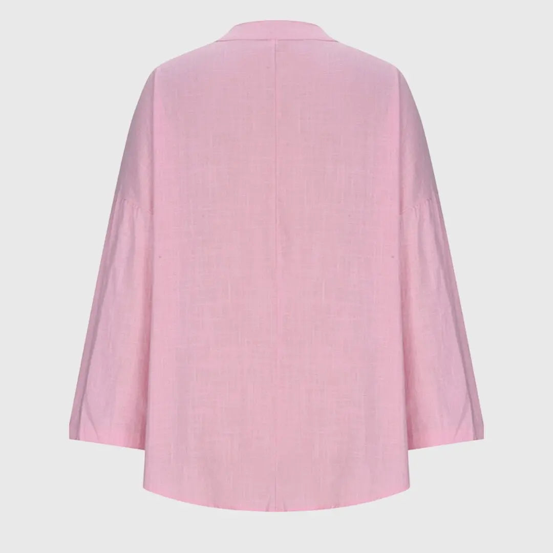 Silke | Women's V Neck Tunic Blouse Long Sleeve with Casual Everyday